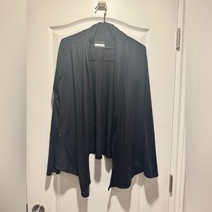 309-Columbia Omni Wick Cardigan Womens Drape Front Open Long Sleeve